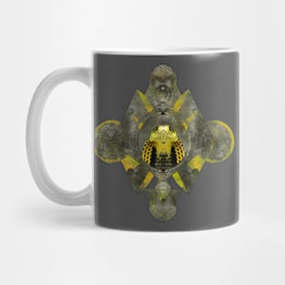 Cobra in Sacred Geometry Ornament Mug